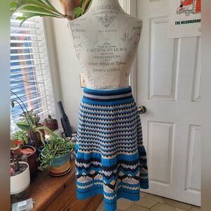 Anthropologie Girls From Savoy Mesa Mini Skirt – 100% Merino Wool – Women’s Size